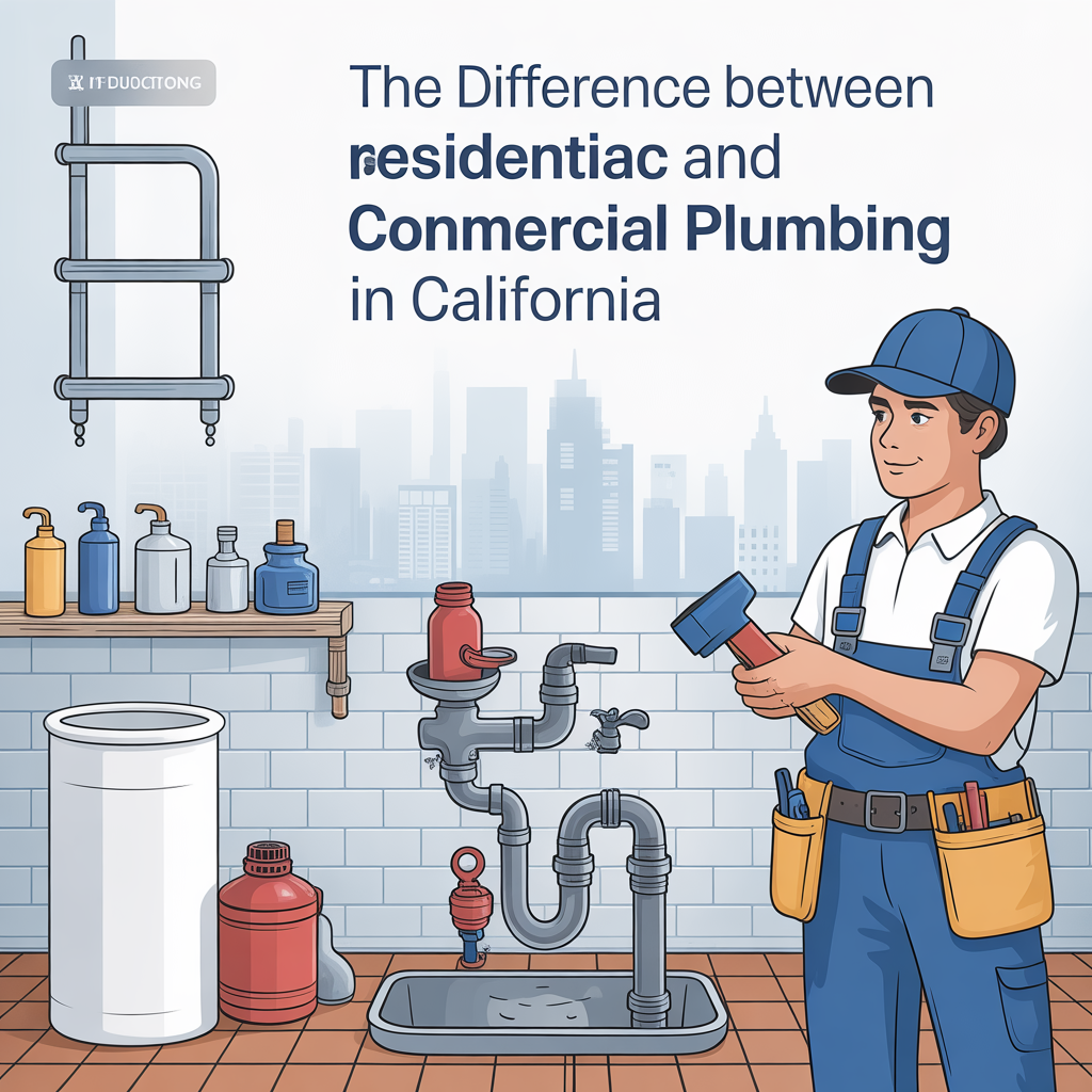 The Difference Between Residential and Commercial Plumbing in California